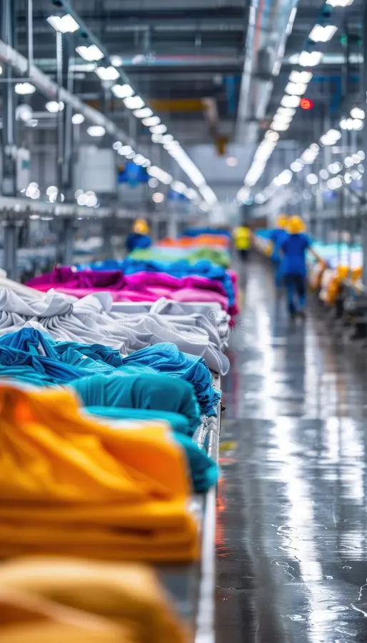 sustainable-textile-manufacturing-eco-friendly-apparel-production-modern-factory-inside-vibrant-colorful-fabrics-line-tables-358382140